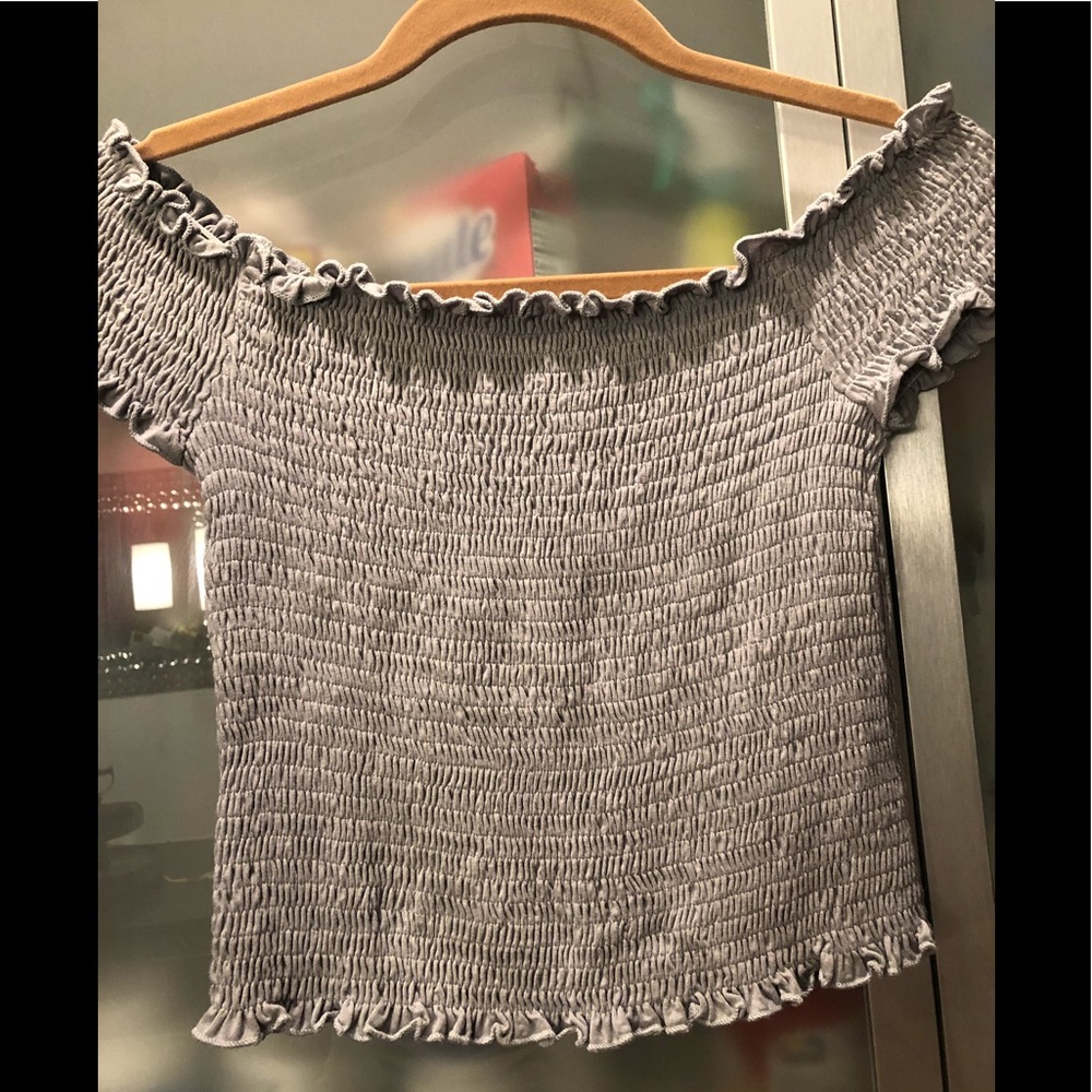 Grey shirted top